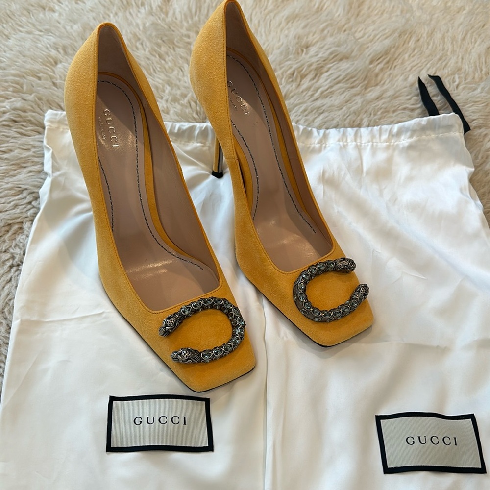 Gucci Dionysus Suede Heel